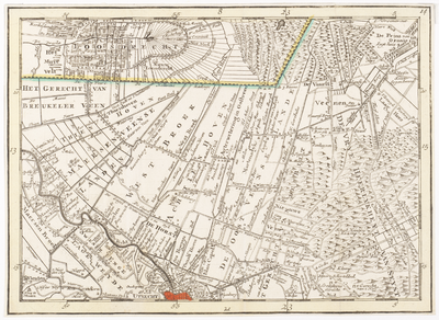 203124 Kaart van het noordelijke deel van de provincie Utrecht.